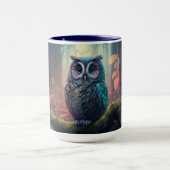 Individuelle Name Owl Forest Tasse (Zentrum)