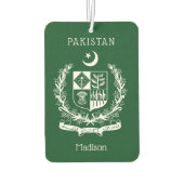 Individuelle Name Pakistan Autolufterfrischer (Rückseite)