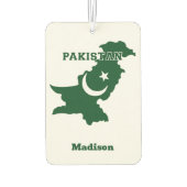 Individuelle Name Pakistan Autolufterfrischer (Rückseite)