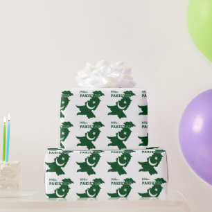 Individuelle Name Pakistan Geschenkpapier
