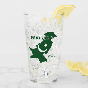 Individuelle Name Pakistan Glas