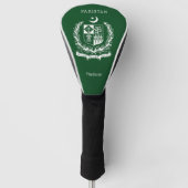 Individuelle Name Pakistan Golf Headcover (Vorderseite)