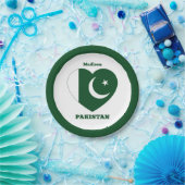 Individuelle Name Pakistan Pappteller (Party)