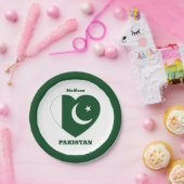 Individuelle Name Pakistan Pappteller (Party)