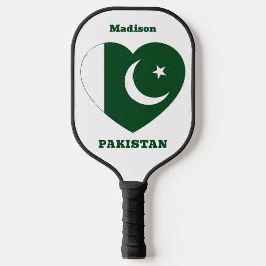 Individuelle Name Pakistan Pickleball Schläger (Vorderseite)