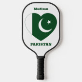 Individuelle Name Pakistan Pickleball Schläger (Rückseite)
