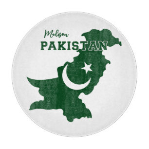 Individuelle Name Pakistan Schneidebrett