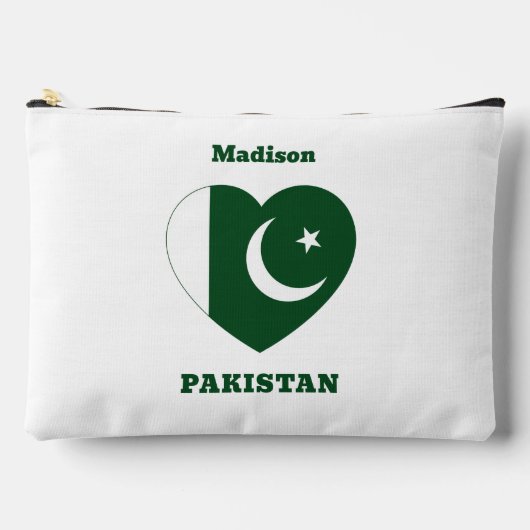 Individuelle Name Pakistan Zubehörtasche (Vorderseite)