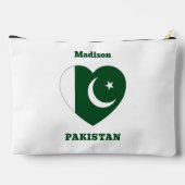 Individuelle Name Pakistan Zubehörtasche (Rückseite)
