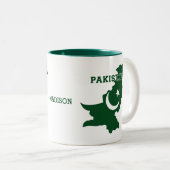 Individuelle Name Pakistan Zweifarbige Tasse (VorderseiteRechts)