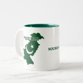 Individuelle Name Pakistan Zweifarbige Tasse (Vorderseite Links)