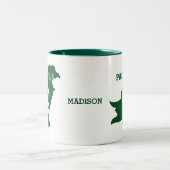 Individuelle Name Pakistan Zweifarbige Tasse (Mittel)
