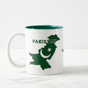 Individuelle Name Pakistan Zweifarbige Tasse