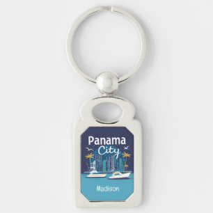 Individuelle Name Panama City Schlüsselanhänger