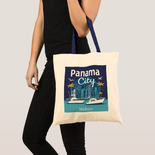 Individuelle Name Panama City Tragetasche (Vorderseite (Produkt))