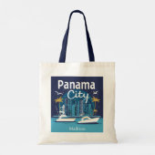 Individuelle Name Panama City Tragetasche (Rückseite)