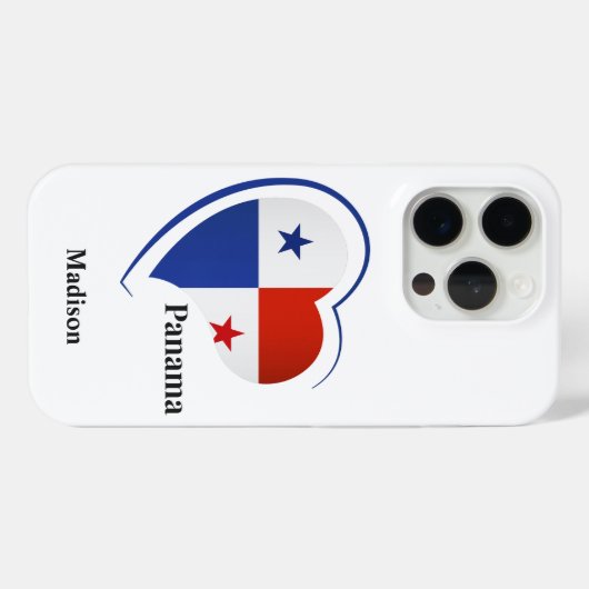 Individuelle Name Panama Liebe Case-Mate iPhone Hülle (Rückseite (Horizontal))