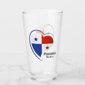 Individuelle Name Panama Liebe Glas (Vorderseite)