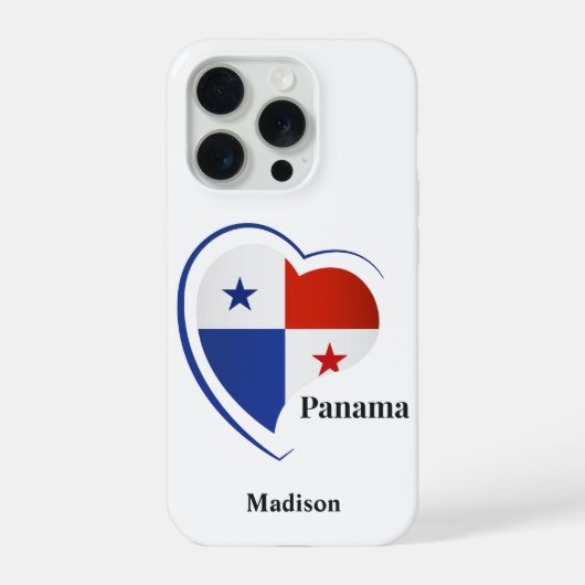 Individuelle Name Panama Liebe iPhone Hülle (Rückseite)