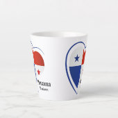 Individuelle Name Panama Liebe Milchtasse (Vorderseite)