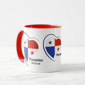 Individuelle Name Panama Liebe Tasse (Vorderseite Links)