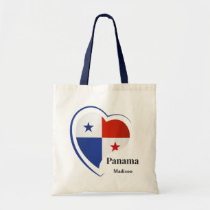 Individuelle Name Panama Liebe Tragetasche