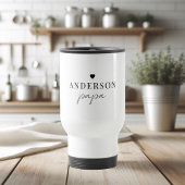 Individuelle Name Papa Travel Mug | Personalisiert Reisebecher