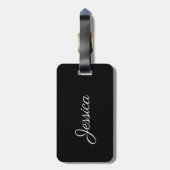 individuelle Name Paris ist immer eine gute Idee Gepäckanhänger (Rückseite vertikal)