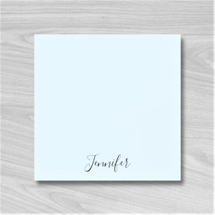 Individuelle Name Pastel Blue Personalisierte Hinw Post-it Klebezettel