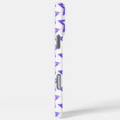 Individuelle Name Pastel Lila Star Muster Case-Mate iPhone Hülle (Rückseite / Rechts)