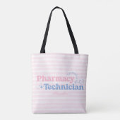 Individuelle Name Pastel Pharmacy Technischer Tasche (Rückseite)