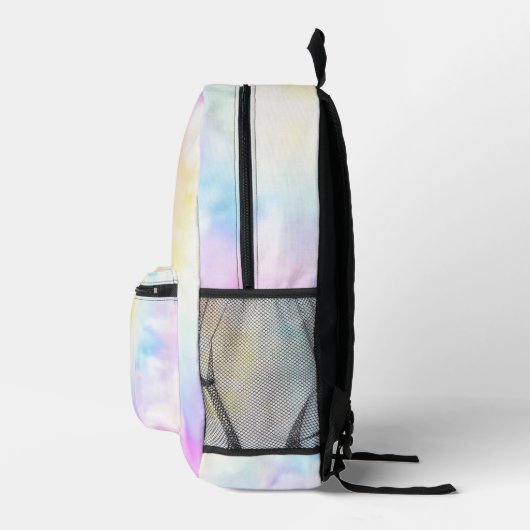 Individuelle Name Pastell Gefärbte Krawatte Backpa Bedruckter Rucksack (Rechts)