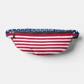 Individuelle Name Patriotic AMERICAN FLAG Bauchtasche (Ablage )