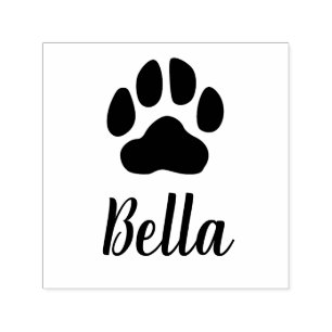 Individuelle Name Paw Print Self Inking Briefmarke Permastempel