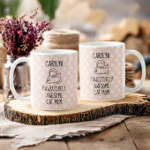 Individuelle Name Pawsitiv Phantastische Cat Mama Kaffeetasse