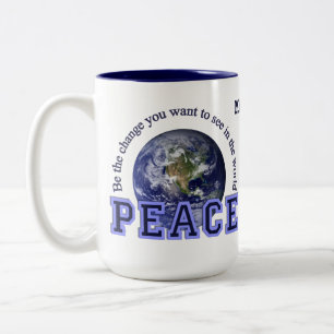 Individuelle Name Peace Tasse