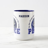 Individuelle Name Peace Tasse (Mittel)