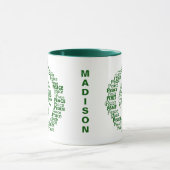 Individuelle Name Peace Tasse (Zentrum)
