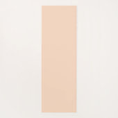 Individuelle Name Peach Orange Henna Blumenmuster Yogamatte (Rückseite)