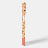 Individuelle Name Peach Pattern Case-Mate iPhone Hülle (Rückseite / Rechts)