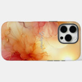 Individuelle Name Peach Raspberry Frische Pasta ma Case-Mate iPhone Hülle (Rückseite (Horizontal))