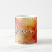 Individuelle Name Peach Raspberry Frische Pasta ma Kaffeetasse (Mittel)