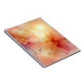 Individuelle Name Peach Raspberry Frische Pasta ma Notizblock (Rechte Seite)