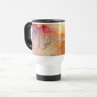 Individuelle Name Peach Raspberry Frische Pasta ma Reisebecher