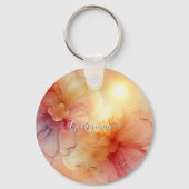 Individuelle Name Peach Raspberry Frische Pasta ma Schlüsselanhänger (Rückseite)