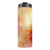 Individuelle Name Peach Raspberry Frische Pasta ma Thermosbecher (Vorderseite)