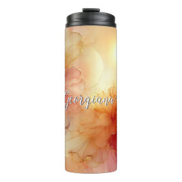 Individuelle Name Peach Raspberry Frische Pasta ma Thermosbecher
