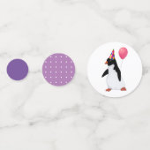 Individuelle Name Penguin Table Confetti Konfetti (Rückseiten)