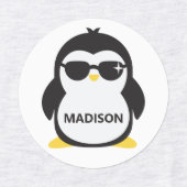 Individuelle Name Penguins Etiketten (Design 2)