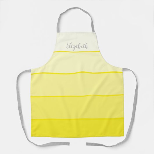 Individuelle Name Perky Farbpalette Schürze (Vorderseite)